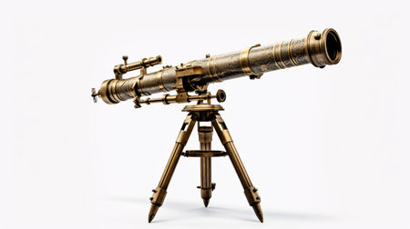 a telescope on a standの素材