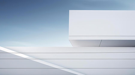 a building with many windowsの素材