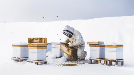 a man in a white coatの素材