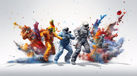 a group of people in clothingの素材