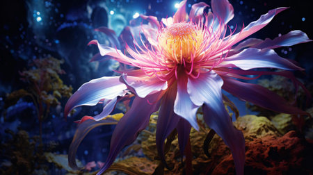 a pink sea animalの素材