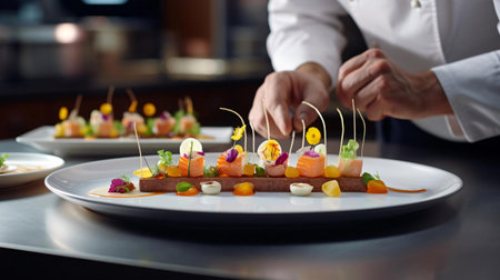 a person cutting a cakeの素材