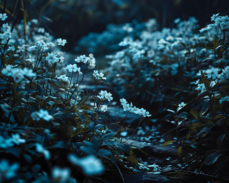 a bunch of flowers that are in the grassの素材