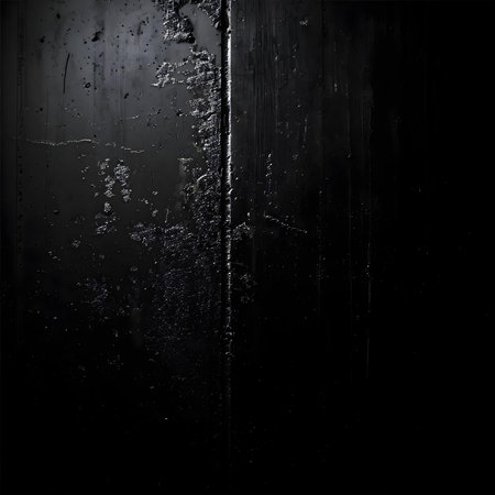 a black and white photo of a door with peeling paintの素材