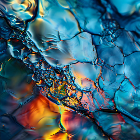 a close up of a cell phone with water on itの素材