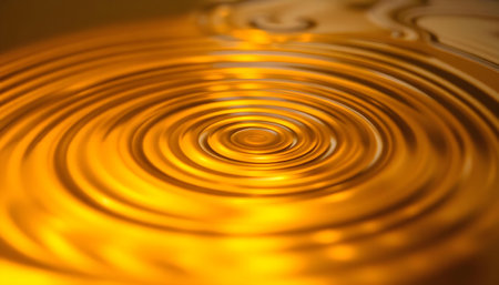 a close up of water ripples on a surfaceの素材