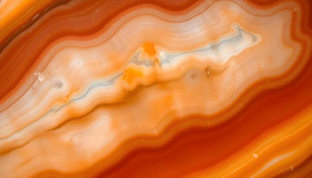abstract background with a beautiful pattern of orange and yellow agateの素材