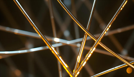 a close up of a bunch of sticksの素材