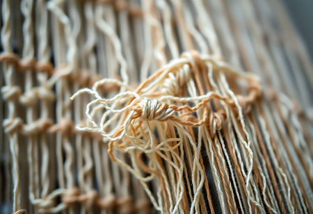close up view of a weaving machineの素材