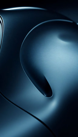 close up of a shiny metal surfaceの素材