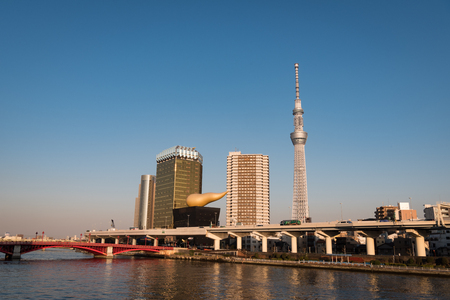 Tokyo Skytree and Tokyo Skyline from Asakuaのeditorial素材