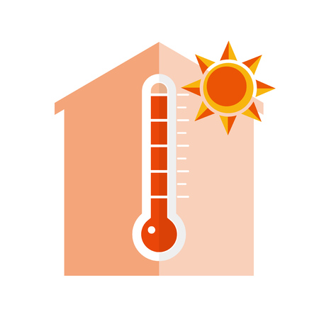 Thermometer icon, Vector illustrationのイラスト素材