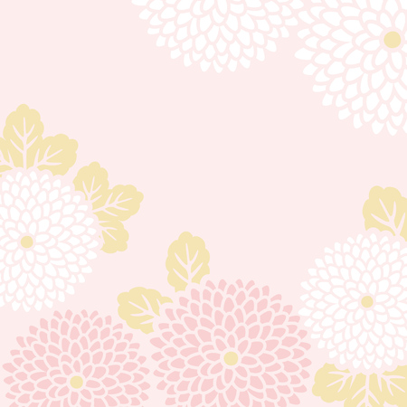 Vector illustration of geometric flowerのイラスト素材