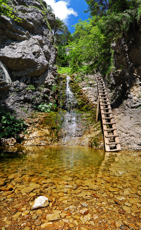 waterfallの写真素材