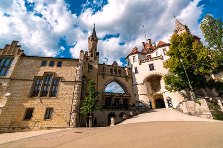 Stunning View of Schloss Sigmaringen in Summerの写真素材
