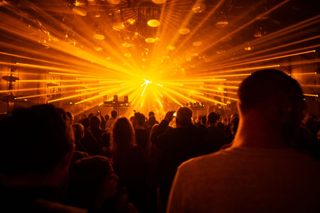 Vibrant Concert Lights at Amsterdam Event