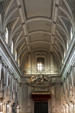 Stunning Architectural Detail of a Historic Chapel in Sicily, Italyの写真素材