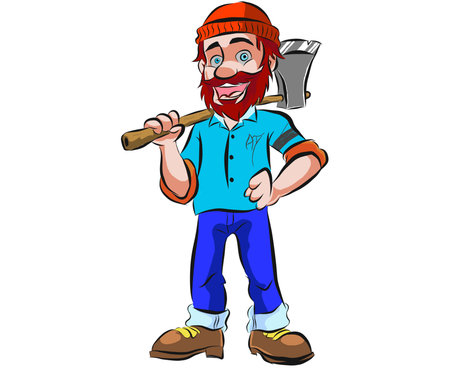 WoodCutter Characterの写真素材