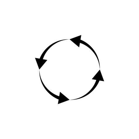 Reboot icon. Refresh, reload, update symbol. Vectorのイラスト素材