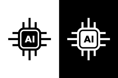 Ai generated icon. Artificial intelligence generated. Vectorのイラスト素材