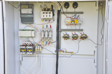 Electrical panel with devices