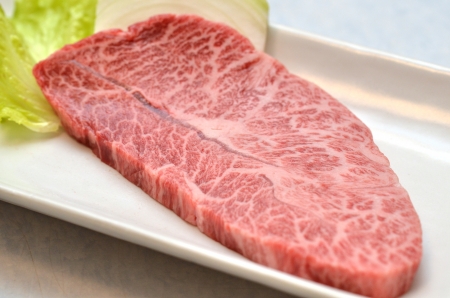 Japanese meat called Misujiの写真素材