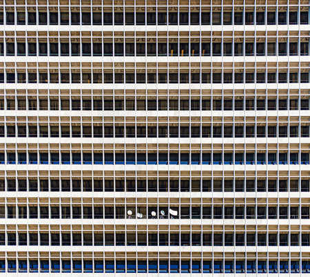 Commercial building abstract, Los Angeles downtown, California, USAのeditorial素材