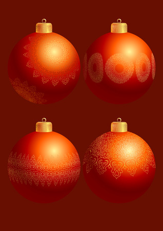 Red  ballsのイラスト素材