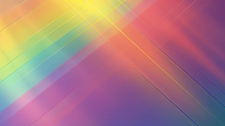 A refined background with subtle rainbow tones and a spacious text area, ideal for formal LGBT pride messages.の素材