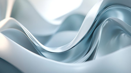 Abstract business background in a 3D render, perfect for a modern desktop wallpaper. Clean lines and dynamic visuals suited for corporate environments.の素材