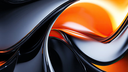 Stylish abstract business background in 3D render for desktop wallpaper. Contemporary design to enhance professional and creative workspaces.の素材