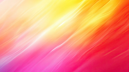 A vibrant gradient background featuring pink, orange, and yellow hues with a soft, blurred motion effect,の素材