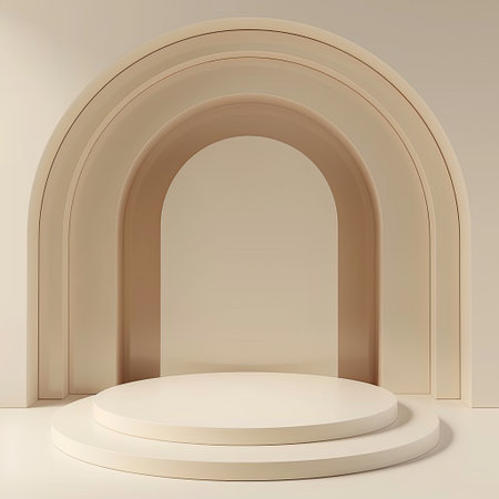 Podium 3D Background Product Platform Display Stage Abstract Stand Studioの素材