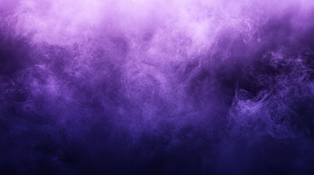 A wide, foggy mist texture with a purple hue, offering an abstract background for text overlays and creative effects.の素材