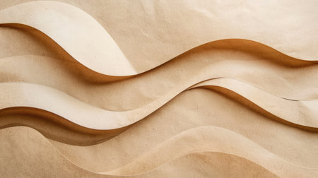 Retro-inspired beige and brown paper background, perfect for creating an elegant and organic look in your designs.の素材