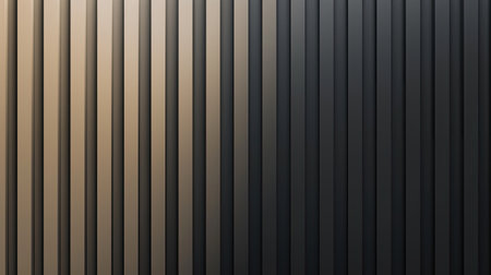 Elegant gradient from dark to light in a 3D abstract style, offering a sleek and stylish visual effect.の素材