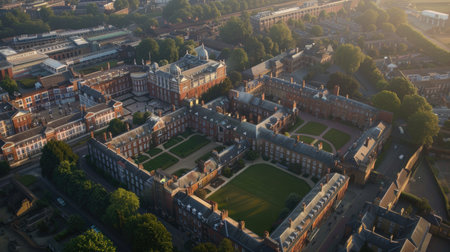 Royal Hospital Chelsea, providing a home for retired soldiers and veterans of the British Armyの素材