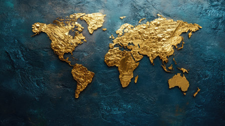 The geopolitics of resource dependency depicted through gold, cobalt, and lithium, emphasizing their critical roleの素材