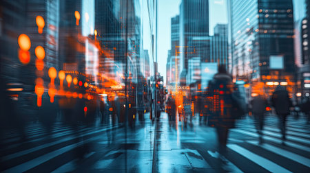 Businesses struggle during a recession with lower demand, reduced profits, and a potential slowdown in economic growth, showcasing the financial impact.の素材