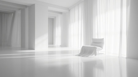 A pristine white backdrop with a gentle gradient effect from top to bottom, offering a minimalist and serene appearance.の素材