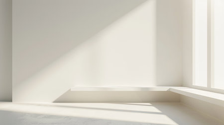 A pristine white background with a gentle gradient shading from top to bottom, perfect for minimalist and serene designs.の素材