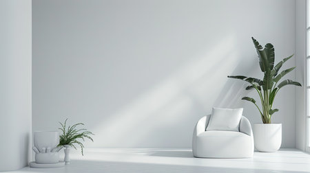 A clean white background with a subtle gradient blending from top to bottom, creating a serene and uncluttered look.の素材