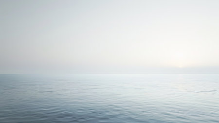 A minimal white background with a soft gradient shading from top to bottom, creating a calm and serene effect.の素材