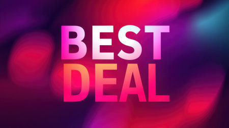This vibrant background features the text "Best Deal," perfect for promotions and sales campaigns. Ideal for marketing materials, this eye-catching design enhances visibility and engagement.の素材