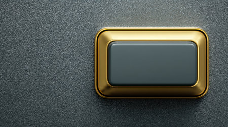 A striking gold and gray bar rests on a textured background, ideal for use in luxury brand designs, minimalist aesthetics, or elegant presentations.の素材