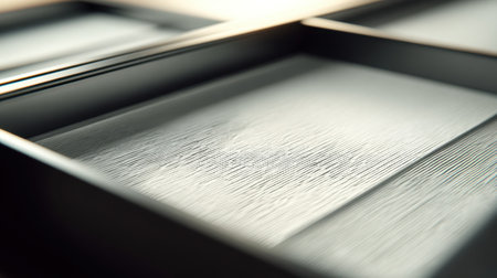 This image captures a close-up view of a textured wooden surface illuminated by soft light, highlighting intricate patterns and shadows, perfect for artistic backgrounds.の素材