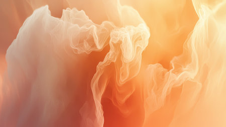 A serene and ethereal abstract background featuring soft colors and fluid textures. Ideal for artistic projects, wallpapers, and tranquil visuals.の素材
