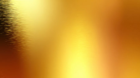 A mesmerizing abstract golden background featuring smooth textures and soft reflections, perfect for design projects, wallpapers, or creative artwork.の素材