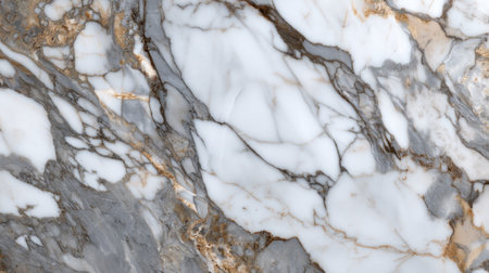 This stunning white and gray marble texture features intricate patterns and unique veins, perfect for use in design projects and renovations.の素材