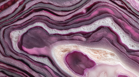 Intricate geode stone texture showcasing rich purple and pink tones. This beautiful abstract design is perfect for artistic backgrounds and decor.の素材